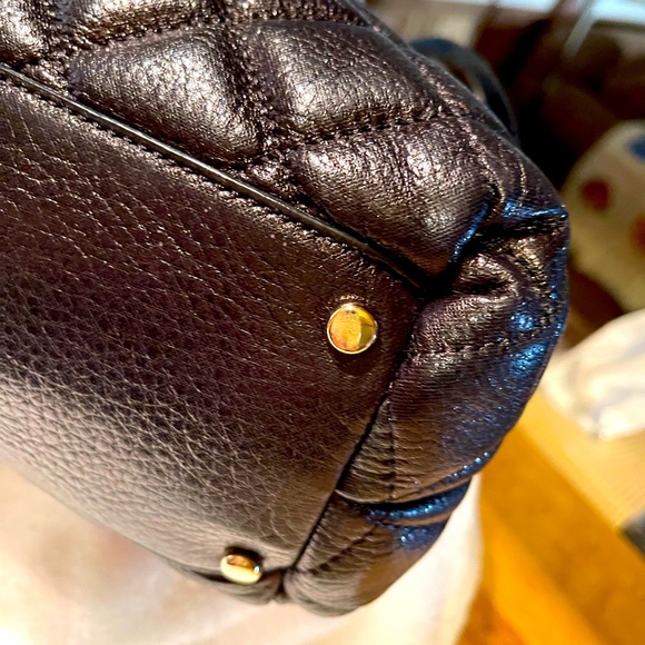 Kate Spade Goldcoast Georgiana Quilted BLK Satchel - Picture 11 of 16